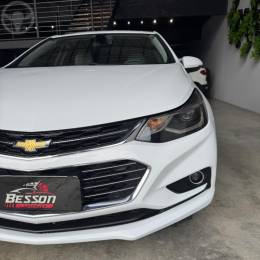 CHEVROLET - CRUZE 1.4 TURBO LTZ 16V FLEX 4P AUTOMÁTICO - 2017/2018 - BRANCA - R$ 91.900,00