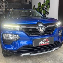 RENAULT - KWID 1.0 12V OUTSIDER FLEX 4P MANUAL - 2022/2023 - AZUL - R$ 67.900,00