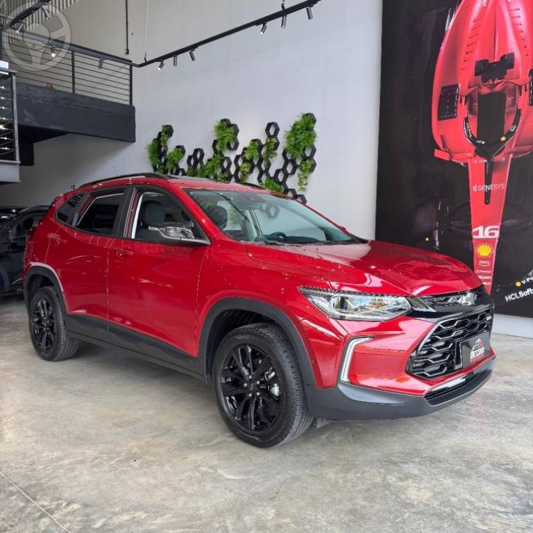 CHEVROLET - TRACKER 1.2 12V RS TURBO FLEX 4P AUTOMÁTICO - 2023/2024 - VERMELHA - R$ 136.900,00