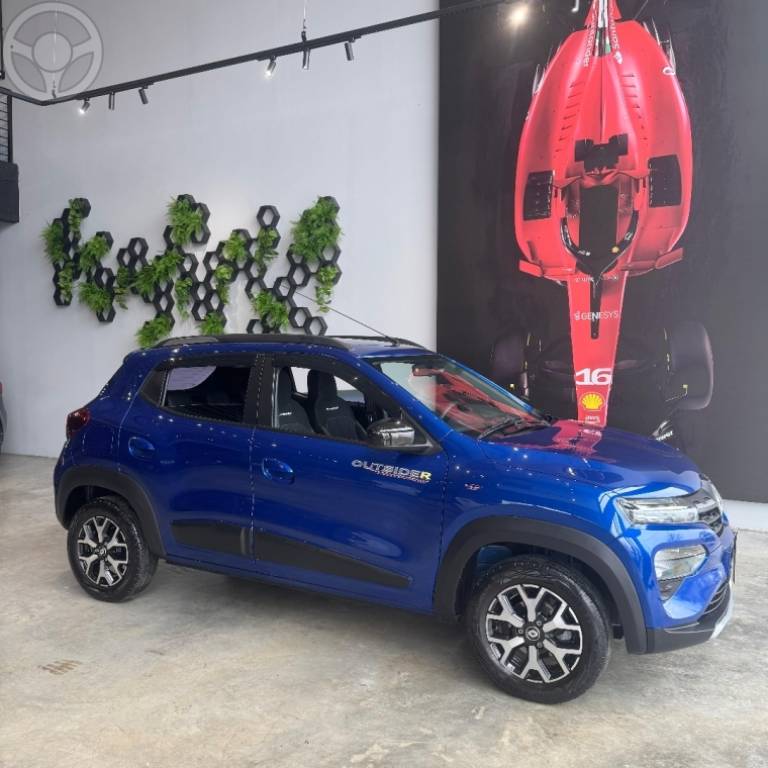 RENAULT - KWID 1.0 12V OUTSIDER FLEX 4P MANUAL - 2022/2023 - AZUL - R$ 67.900,00