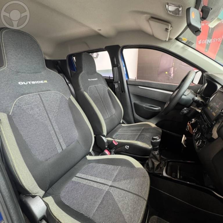 RENAULT - KWID 1.0 12V OUTSIDER FLEX 4P MANUAL - 2022/2023 - AZUL - R$ 67.900,00