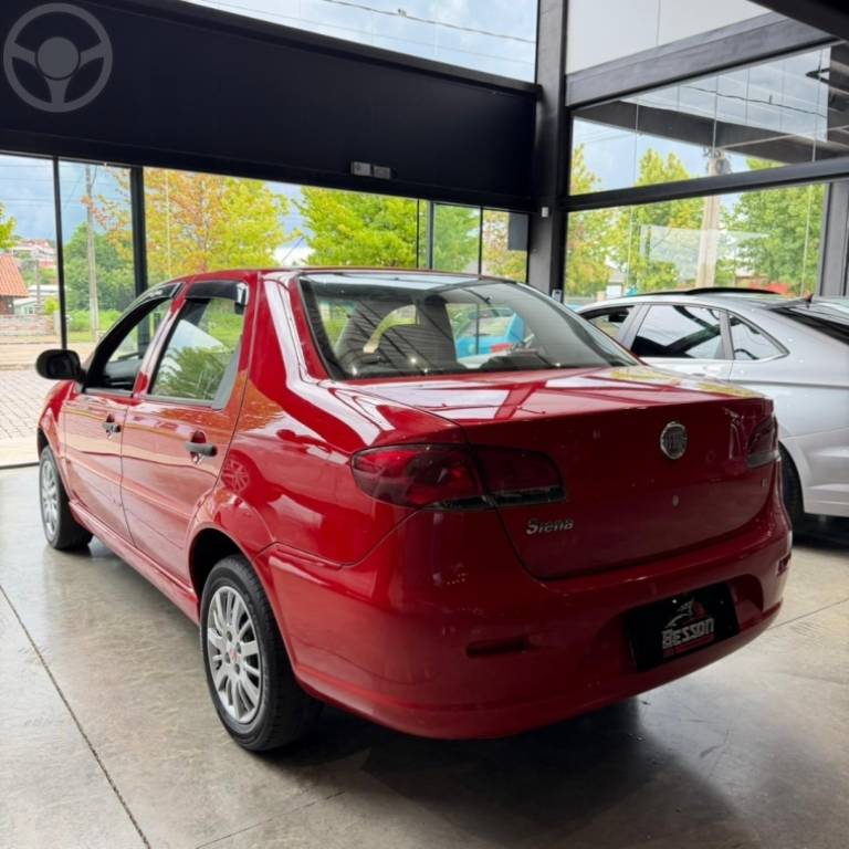 FIAT - SIENA 1.0 MPI EL 8V FLEX 4P MANUAL - 2012/2013 - VERMELHA - R$ 35.900,00