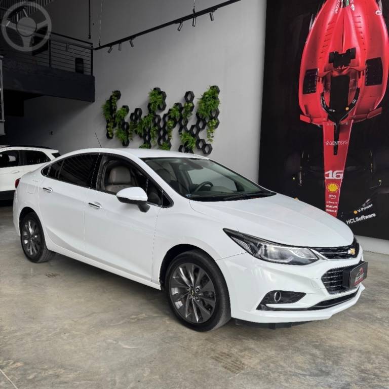 CHEVROLET - CRUZE 1.4 TURBO LTZ 16V FLEX 4P AUTOMÁTICO - 2017/2018 - BRANCA - R$ 91.900,00