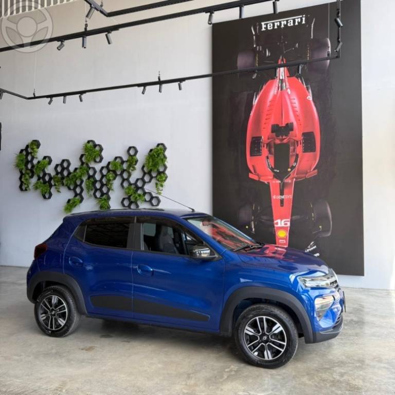 RENAULT - KWID 1.0 12V SCE FLEX INTENSE MANUAL - 2023/2024 - AZUL - R$ 61.900,00